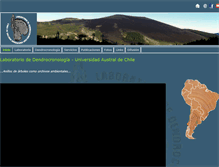 Tablet Screenshot of dendrocronologia.cl